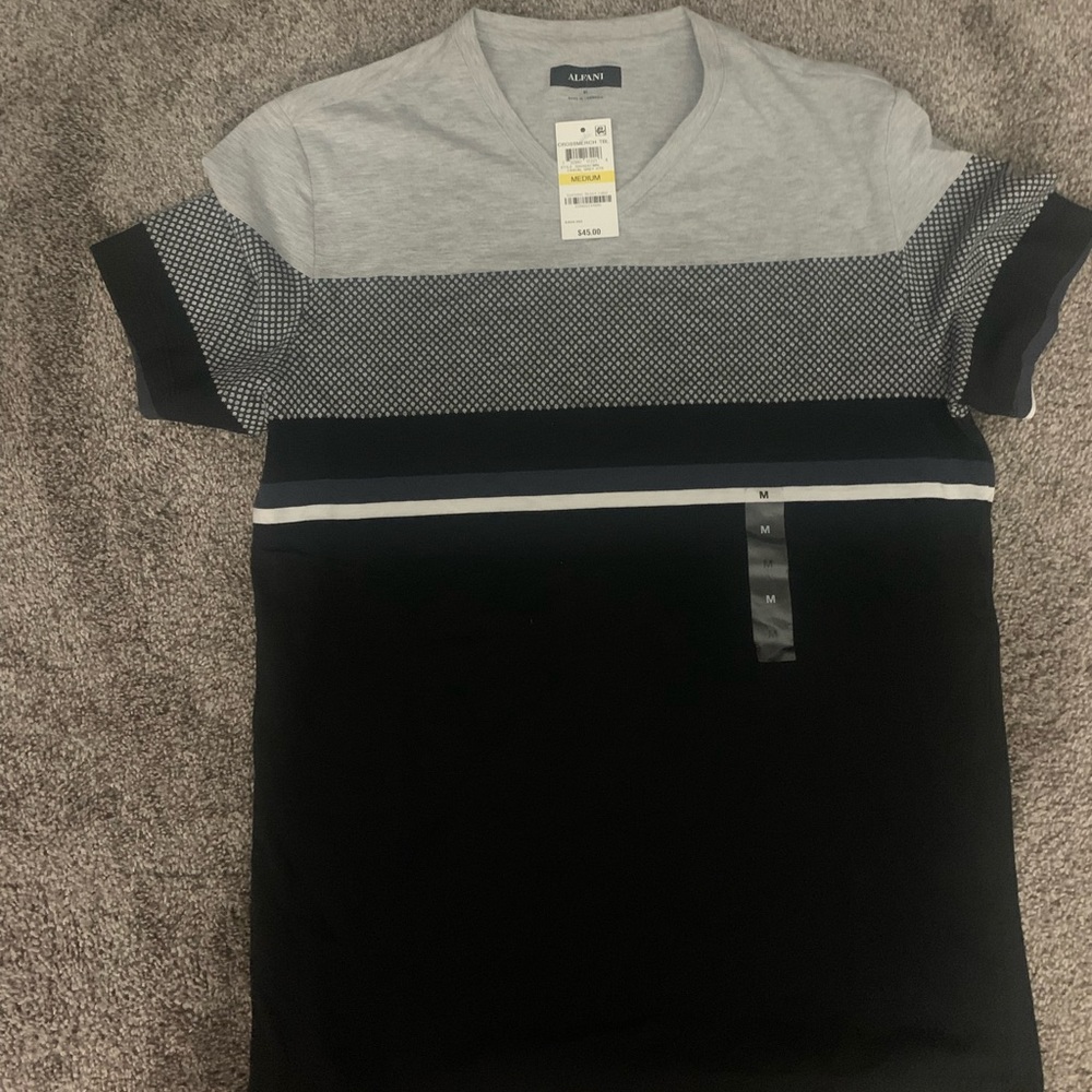 New mens alfani tshirt